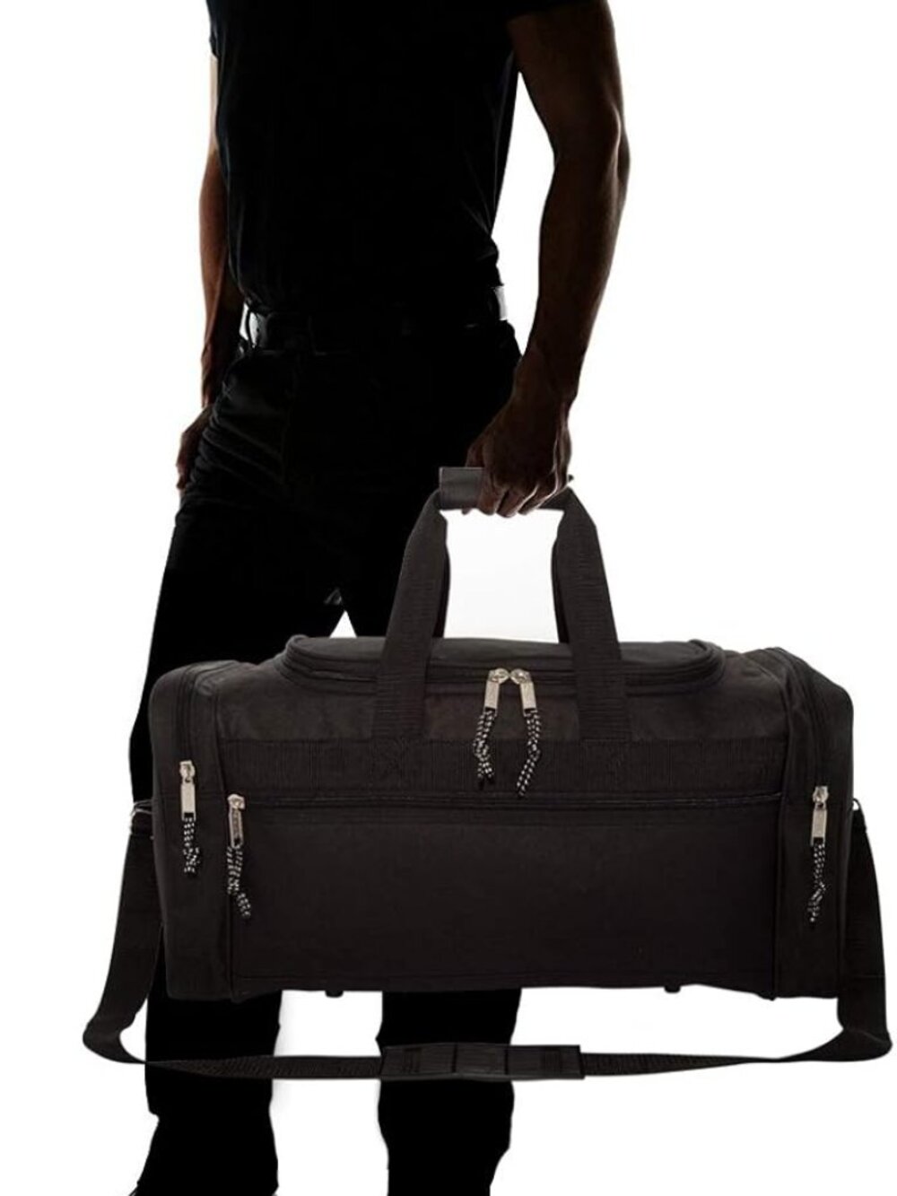 NWT DALIX 21" Blank Sports Duffle Bag Gym Bag Travel Duffel Adjustable Strap